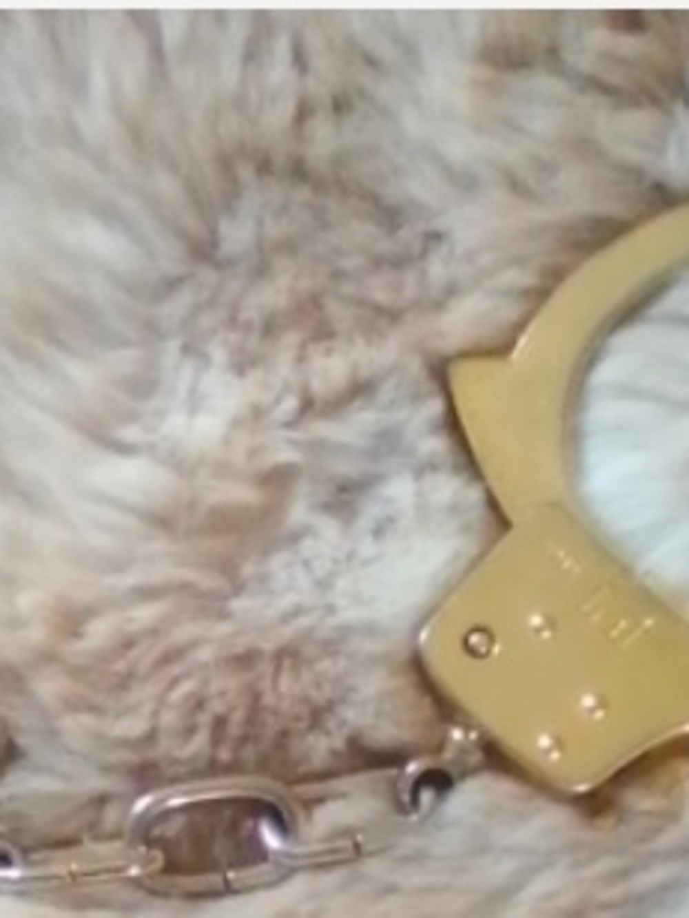 Gold-Tone Handcuffs Women